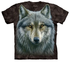 Warrior Wolf Wolves Lone Black Hairy Dog Animal The Mountain T-Shirt Adult M - Picture 1 of 3