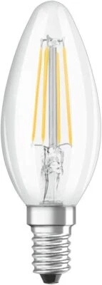 Osram LED Filament Leuchtmittel Kerze Glühbirne 4W dimmbar Lampe E14 Warmweiß - Bild 1 von 4