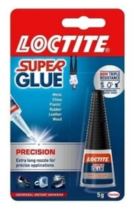 LOCTITE Super Glue Precision Extra Long Nozzle Universal Instant Adhesive 5g - Picture 1 of 4