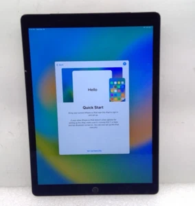 Apple iPad Pro 1st Gen A1652 ML3K2LL/A 12.9" Wi-Fi +Cellular 128GB-Unlocked Gray - Picture 1 of 4