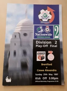 Brentford v Crewe Alexandra 1996/97 Division 2 Play off Final @ Wembley - Picture 1 of 1
