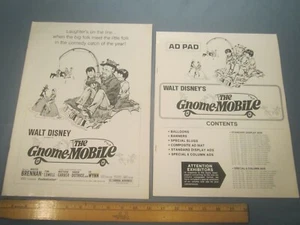 Libro de prensa de películas años 70 THE GNOME-MOBILE 20 páginas AD PAD [Z106b] - Imagen 1 de 2