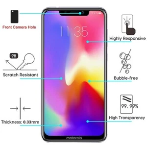 For MOTOROLA Moto E 2020 Screen Protector Tempered Glass ShockProof Guard 2.5D - Picture 1 of 9