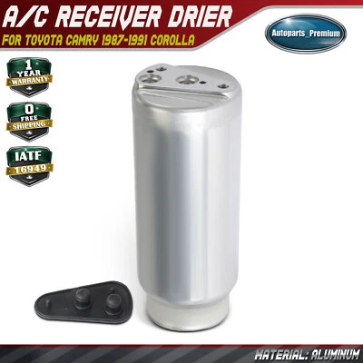 Aluminum A/C Receiver Drier for Toyota Camry 1987-1991 Corolla 1987-1992 Chevy - Image 1 of 4