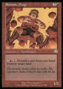 Magic: The Gathering TCG Seismic Mage 211/350 Mercadian Masques - Picture 1 of 5