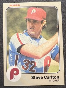 1983 FLEER STEVE CARLTON (PHILLIES) #155 NM