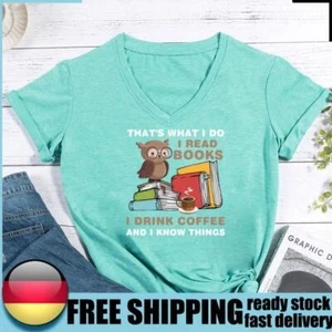 Das ist, was ich tue, ich lese Bücher, ich trinke Kaffee und ich weiß Dinge. T-S - Bild 1 von 1