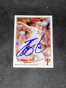 Phillippe Aumont 2013 Topps #646 Philadelphia Phillies Autographed Signed Card