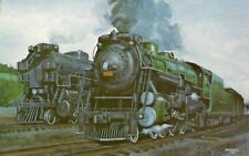 CP Locomotives vapeur du Southern et du Chesapeake & Ohio - Repro. Tableau