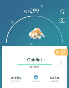 ✨#118 Shiny Goldini Pokémon Go✨ - Picture 1 of 2