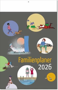 Familienplaner Kalender 2026 - Bild-Kalender - Wandkalender AKTIONSPREIS - Bild 1 von 2