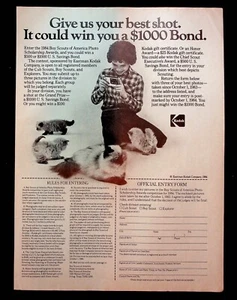 1984 Kodak $1000 US Savings Bond Photo Contest Vintage Print Ad - Picture 1 of 1