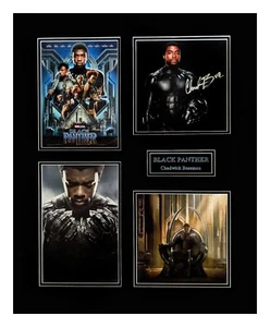 Chadwick Boseman Signed Autograph Photograph Matted and Framed Ready to Hang - Picture 1 of 3