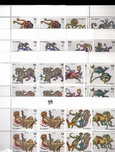 OM 4X SOMALIA 1999 - MNH - ZODIAC - ANIMALS - SPACE - Foto 1 di 1