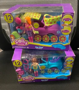 Polly Pocket Car COOL CRUISERS - 2006 CON LILA Y LILA - ¡Juego de 2-Nuevos! - Imagen 1 de 6
