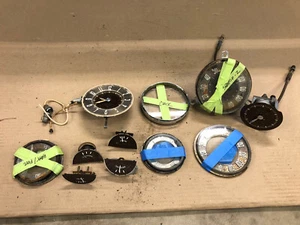 1947 Cadillac Instruments Clock Rechromed Bezel - Picture 1 of 10