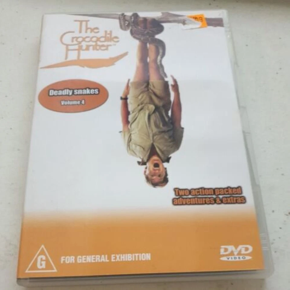 The Crocodile Hunter DVD Vol 4 Deadly Snakes Reg 4 DVD Steve Irwin (2002) - Image 1 of 1