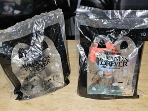 Lot 2 McDonald's Happy Meal Toy Black Panther Wakanda Forever #7 Namora #10 2022 - Imagen 1 de 2