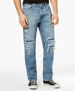 Levi's Men's 541 Athletic Taper Ripped Jeans Blue - Picture 1 of 3