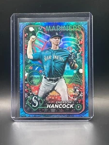Tarjeta de radiocontrol Emerson Hancock 2024 Topps Holiday Blue Metallic Holiday Tree #H197 - Imagen 1 de 2