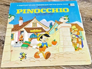 PINNOCHIO 1969 - 12" Vinyl LP Record And Story Book - VINTAGE - WALT DISNEY - Bild 1 von 12