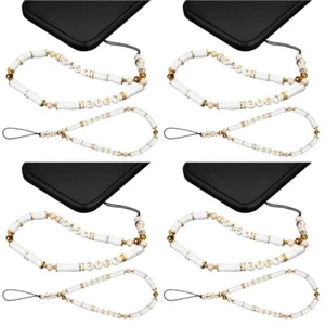 2 Pcs Fashion Hanging Chains Beads Phone Charm Straps Phone Charm Lanyards - Zdjęcie 1 z 12