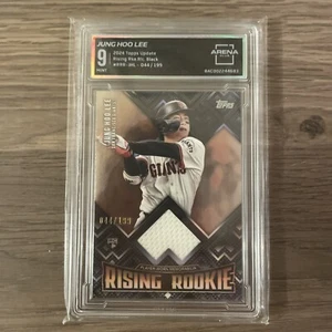 2024 Jung Hoo Lee RC Topps Update Rising Rookie Player Worn Jersey  /199  Giants - Picture 1 of 1