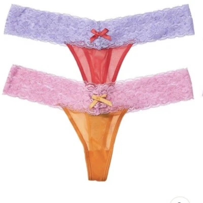 HONEYDEW SET OF 2 MESH THONG SIZE M/L - Image 1 of 4