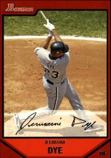 2007 Bowman Baseball #133 Jermaine Dye Chicago White Sox
