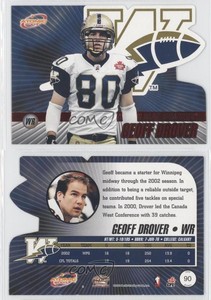 2003 Pacific Atomic CFL Red Geoff Drover #90