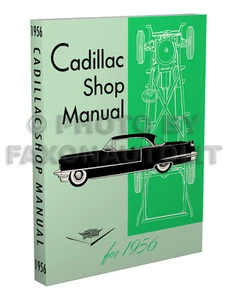 1956 Cadillac Negozio Manuale Deville Eldorado Serie 62 60 Speciale Fleetwood - Foto 1 di 1