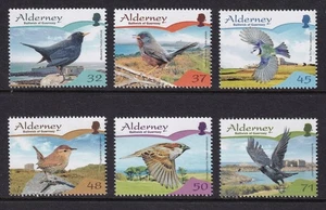 ALDERNEY 2007 QEII Resident Birds set of 6 SG A316-A321 MNH/** - Picture 1 of 1