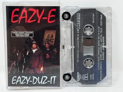 Eazy-E Eazy-Duz-It Cassette Tape 1988 Priority Records Rutheless Records Tested - Image 1 of 4