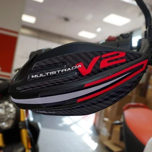 Adesivi 3D Protezioni Paramani compatibili con Ducati Multistrada V2 V2S 2025 - Imagen 1 de 5