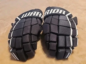 Warrior Torch 14" black gloves mens hockey Excellent Condition - Picture 1 of 8
