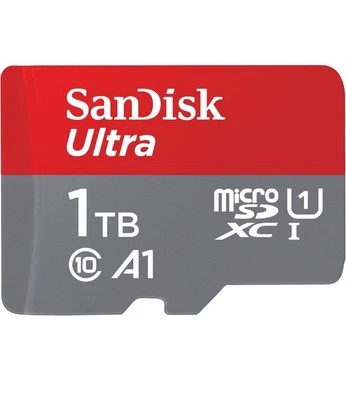 1 Stück Original SanDisk micro SD ULTRA A1 Speicherkarte 1TB NEU Versiegelt - Bild 1 von 4