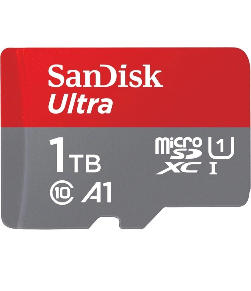 1 Stück Original SanDisk micro SD ULTRA A1 Speicherkarte 1TB NEU Versiegelt - Bild 1 von 4