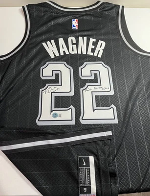 Franz Wagner Signed Autographed Jersey Nike 4th Quarter INSCRIPTION Beckett COA - Image 1 of 4