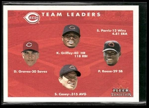 2001 Fleer Tradition Ken Griffey Jr. Pokey Reese Sean Casey Danny Graves #427 - Picture 1 of 2