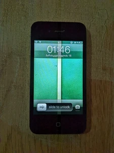 Apple iPhone 4 Black (8 GB, rare iOS 6!) - Picture 1 of 3