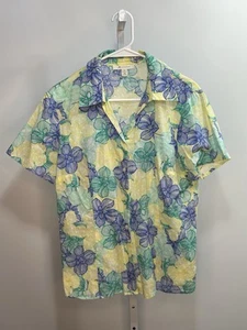JM Collection Damen Blumendruck Top Bluse, Größe 10. 3E - Bild 1 von 4