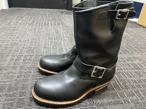 Botas de motociclista Red Wing para hombre US7 D Engineer 2268 cuero negro etiqueta ASTM sin caja - Imagen 1 de 24