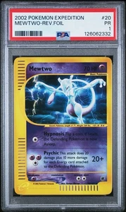 PSA 1 2002 Expedition Mewtwo Reverse Holo Foil 20/165 WOTC E-Reader Pokemon PR - Picture 1 of 2