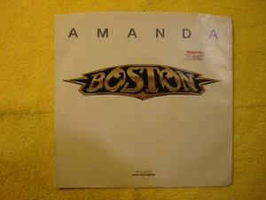 1986 BOSTON "AMANDA" W/ORIG. PIC SLEEVE 45 rpm 7" - Picture 1 of 4