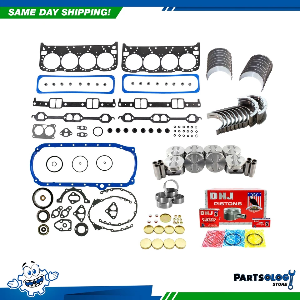 DNJ EK3148 Engine Rebuild Kit For 93-97 Buick Cadillac Camaro Caprice 5.7L OHV - Image 1 of 4