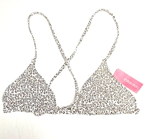 Xhilaration Costume da bagno bikini junior a costine leopardato stampa animalier L (8-10) Nuovo! - Foto 1 di 12