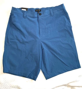 New! Banana Republic Mens Comfort Flat Front Shorts Blue Sz 36 NWT - Picture 1 of 4