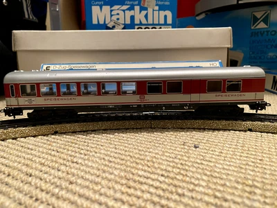 Märklin 4054 H0 DB D-Zug-Speisewagen mit Beleuchtung, 70er Jahre, OVP - Bild 1 von 4