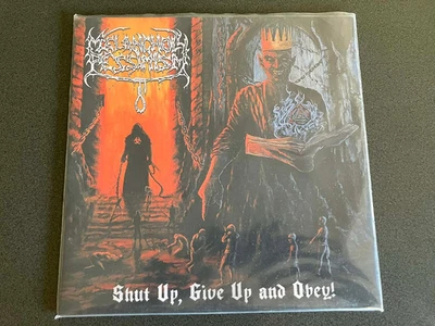 MELANCHOLY PESSIMISM  - Shut Up, Give Up And Obey LP CZECH DEATH GRINDCORE Vinyl - Image 1 of 2