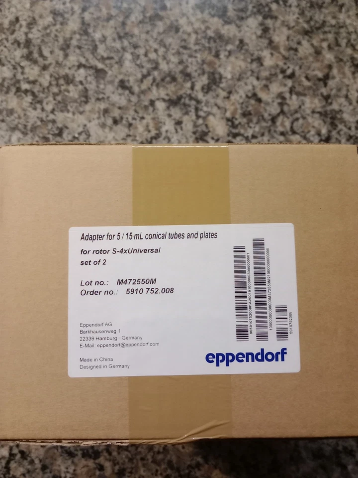 Eppendorf S-4x Adaptadores Universales F/5/15 ml Tubos y Placas * 5910752008* Foto 1 de 2